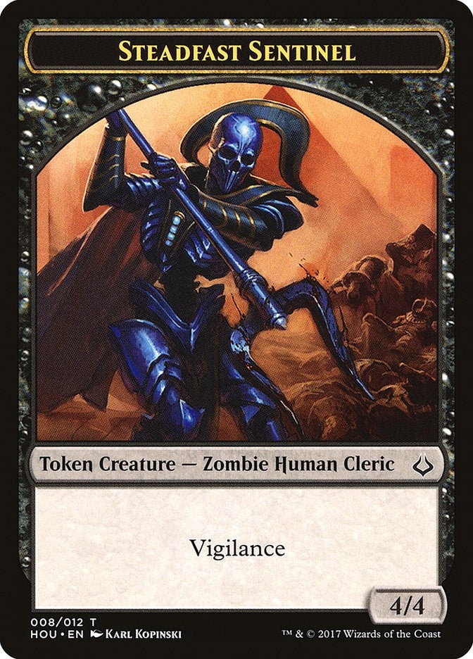 Image for Steadfast Sentinel Token (8) (Hour of Devastation) - Magic: The Gathering