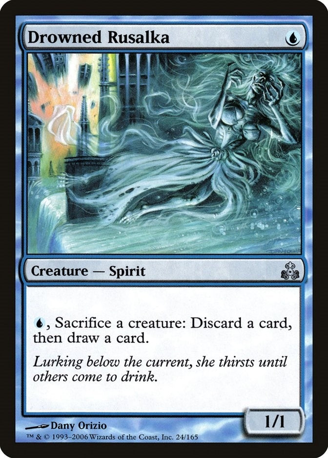Image for Drowned Rusalka (24) (Guildpact) (GPT) - Magic: The Gathering