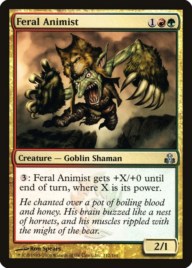 Image for Feral Animist (112) (Guildpact) (GPT) - Magic: The Gathering