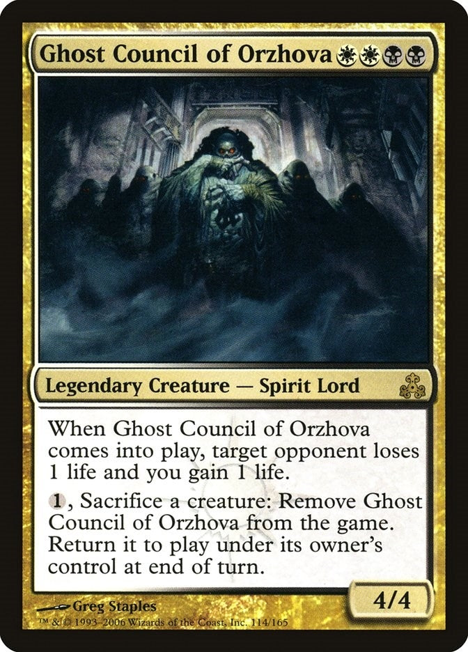 Image for Ghost Council of Orzhova (114) (Guildpact) (GPT) - Magic: The Gathering
