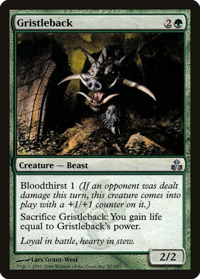 Image for Gristleback (87) (Guildpact) (GPT) - Magic: The Gathering