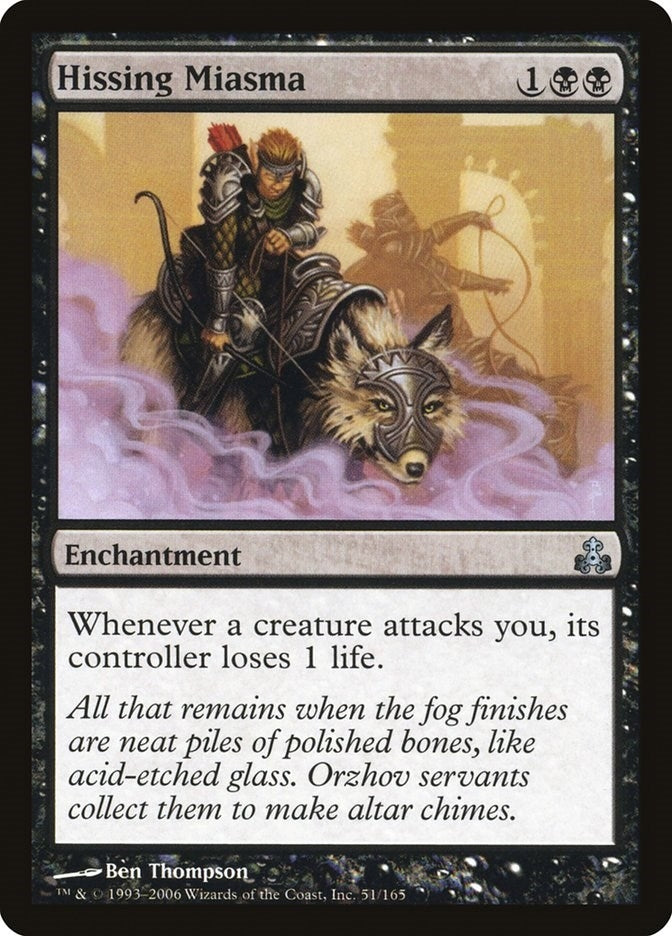 Image for Hissing Miasma (51) (Guildpact) (GPT) - Magic: The Gathering