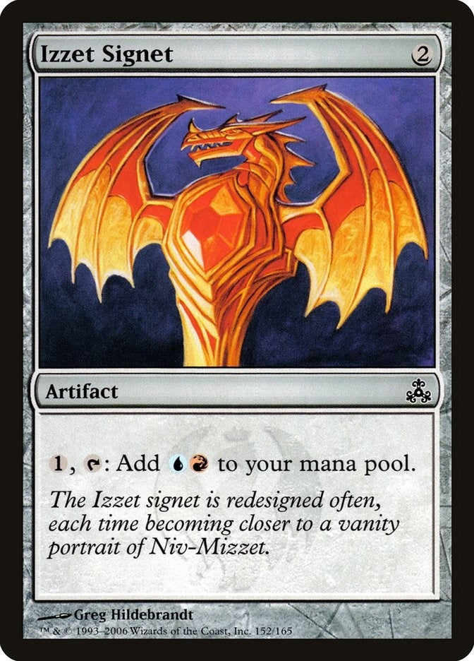 Image for Izzet Signet (152) (Guildpact) (GPT) - Magic: The Gathering