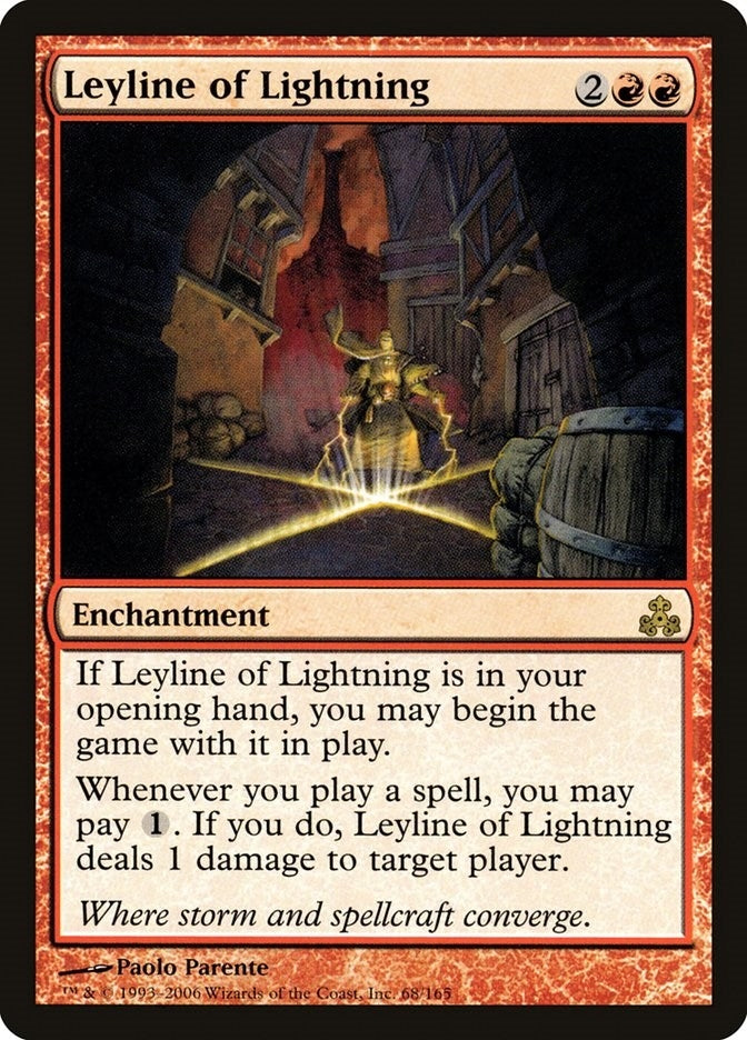 Image for Leyline of Lightning (68) (Guildpact) (GPT) - Magic: The Gathering