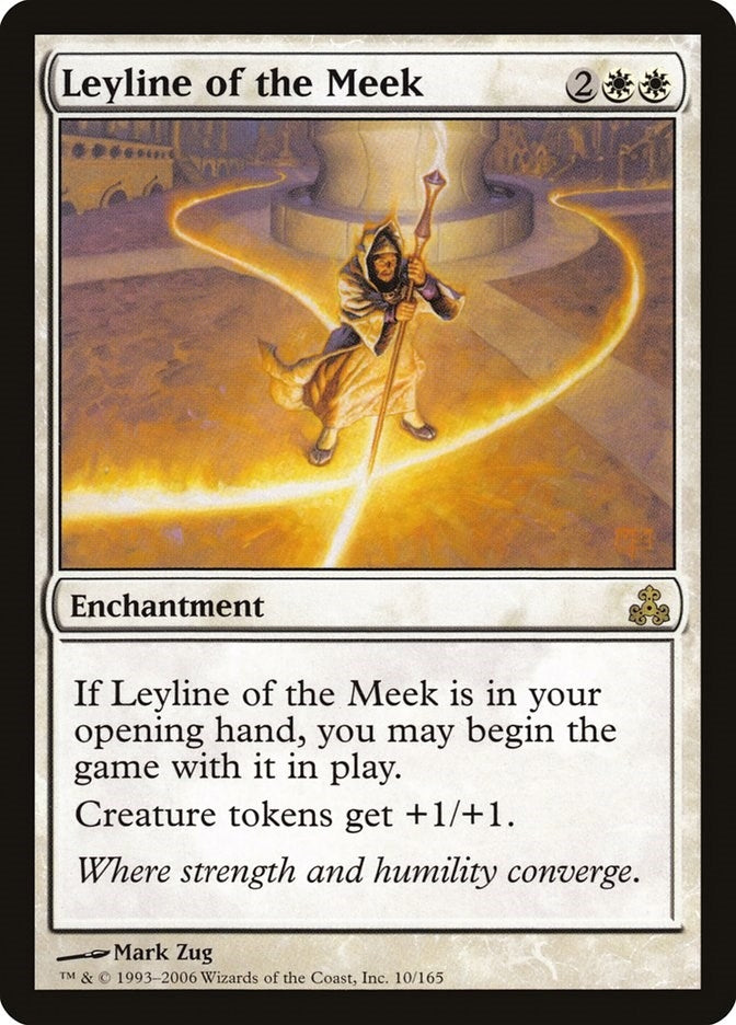Image for Leyline of the Meek (10) (Guildpact) (GPT) - Magic: The Gathering
