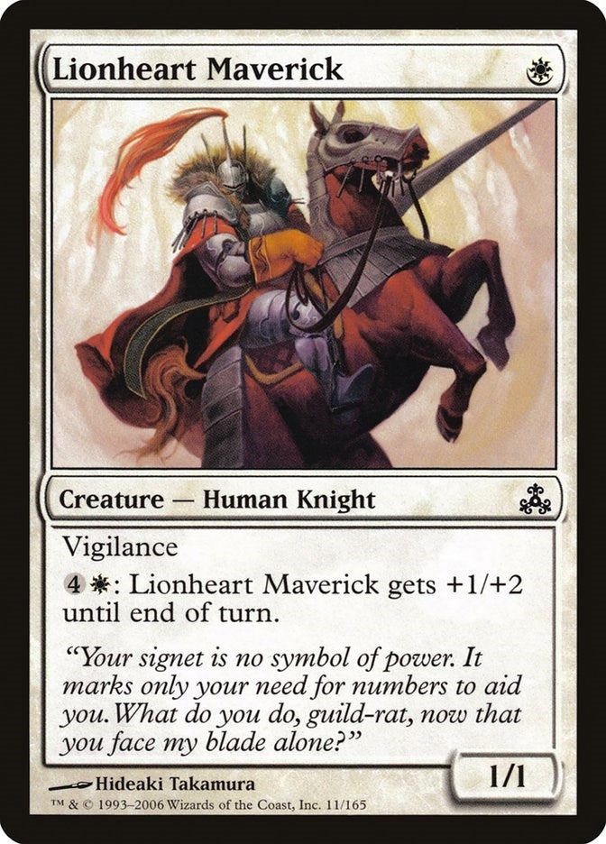 Image for Lionheart Maverick (11) (Guildpact) (GPT) - Magic: The Gathering