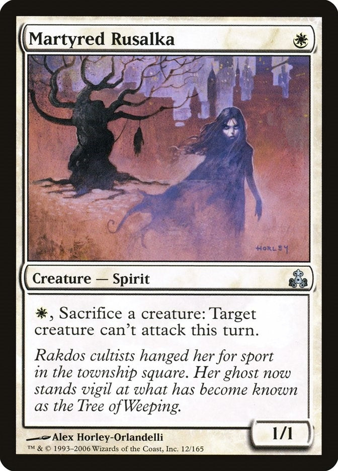 Image for Martyred Rusalka (12) (Guildpact) (GPT) - Magic: The Gathering