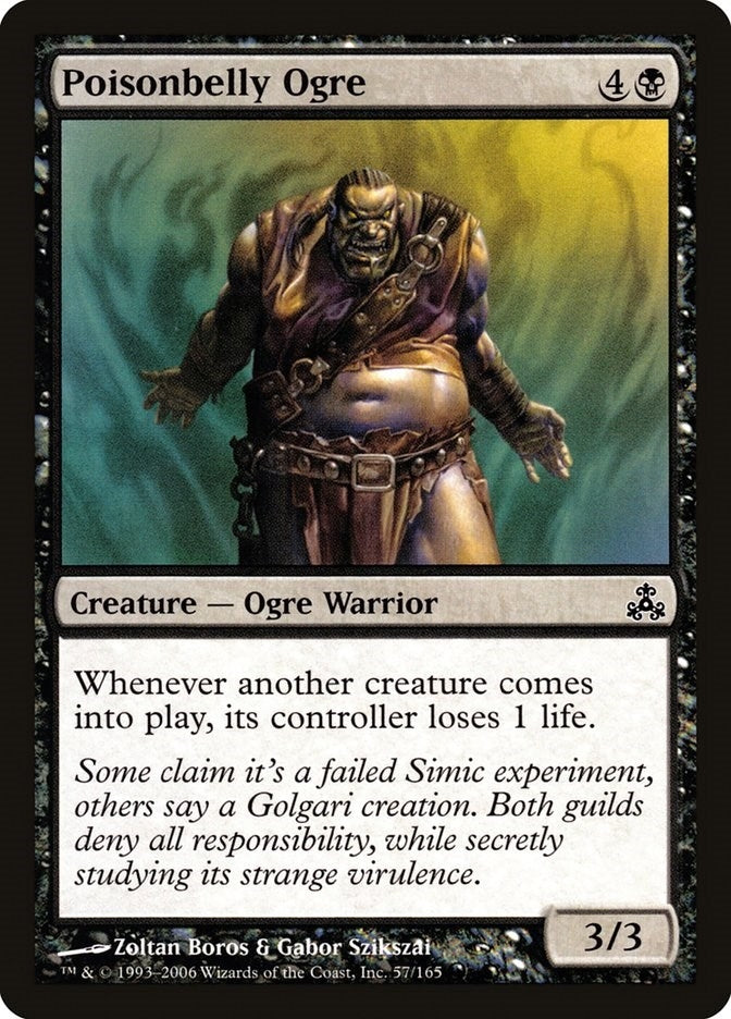 Image for Poisonbelly Ogre (57) (Guildpact) (GPT) - Magic: The Gathering