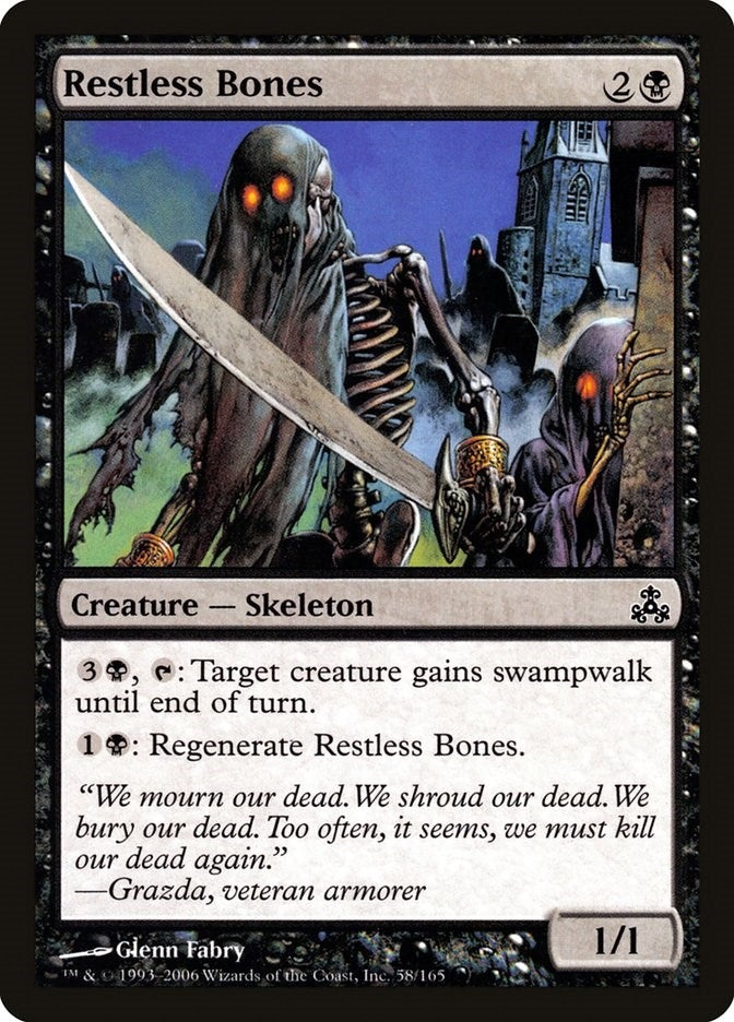 Image for Restless Bones (58) (Guildpact) (GPT) - Magic: The Gathering