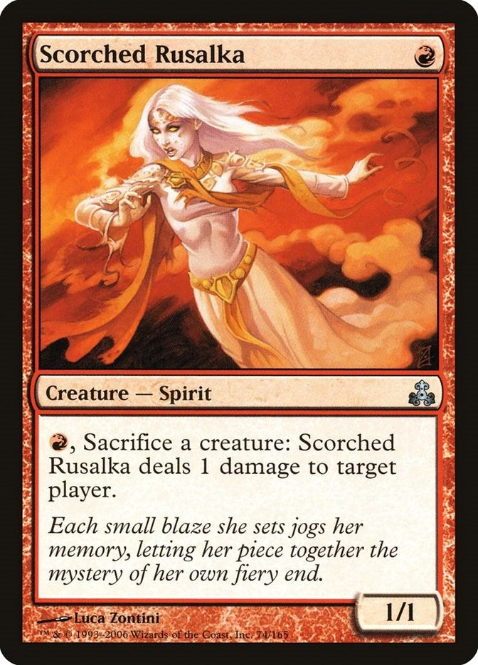 Image for Scorched Rusalka (74) (Guildpact) (GPT) - Magic: The Gathering