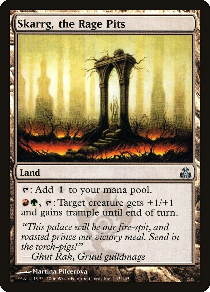 Image for Skarrg, the Rage Pits (163) (Guildpact) (GPT) - Magic: The Gathering
