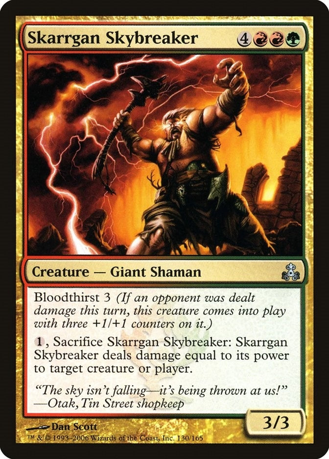 Image for Skarrgan Skybreaker (130) (Guildpact) (GPT) - Magic: The Gathering