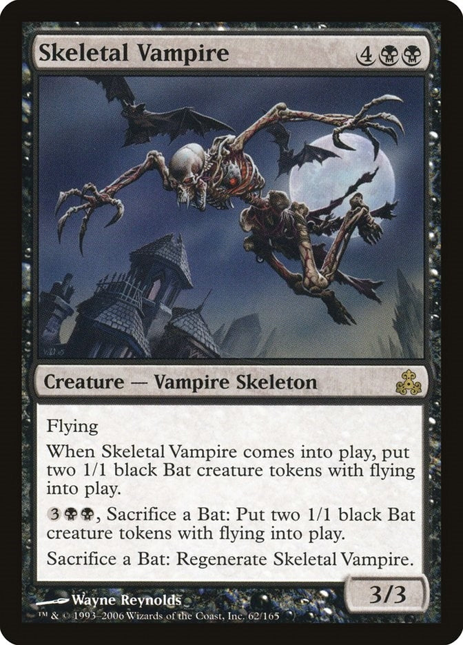 Image for Skeletal Vampire (62) (Guildpact) (GPT) - Magic: The Gathering