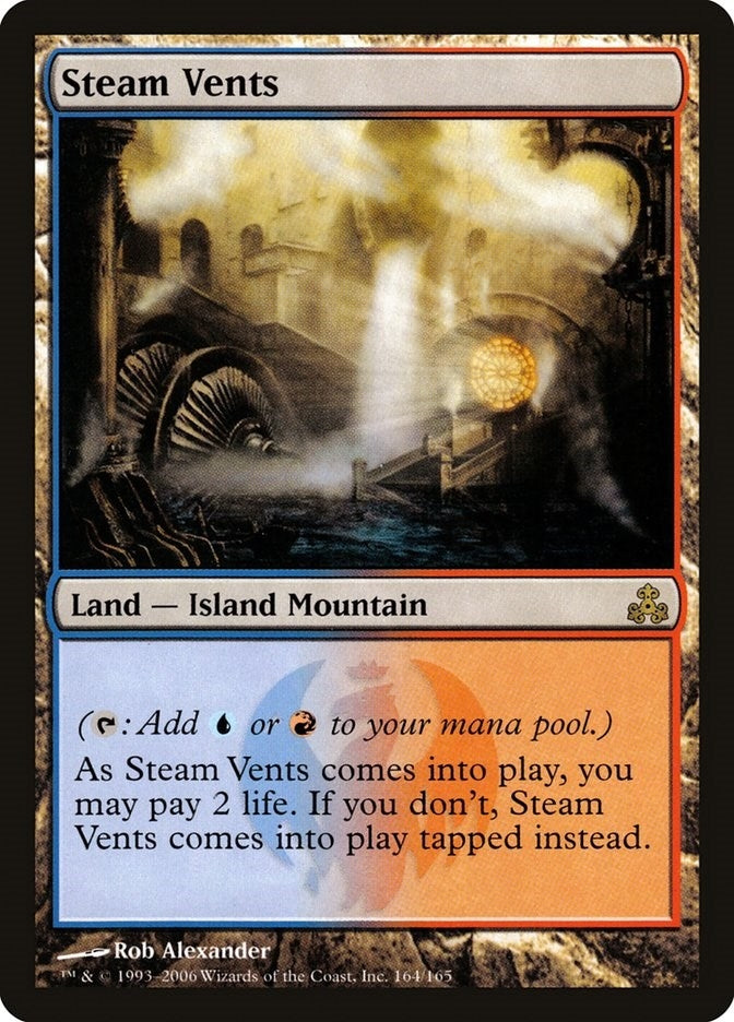 Image for Steam Vents (164) (Guildpact) (GPT) - Magic: The Gathering