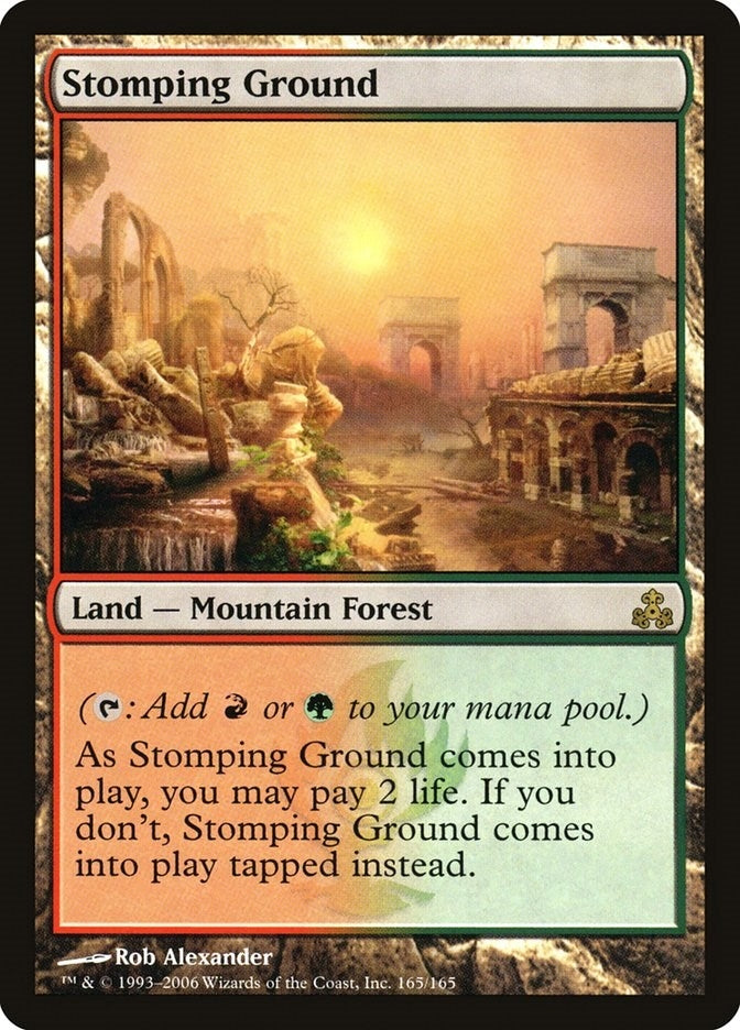 Image for Stomping Ground (165) (Guildpact) (GPT) - Magic: The Gathering