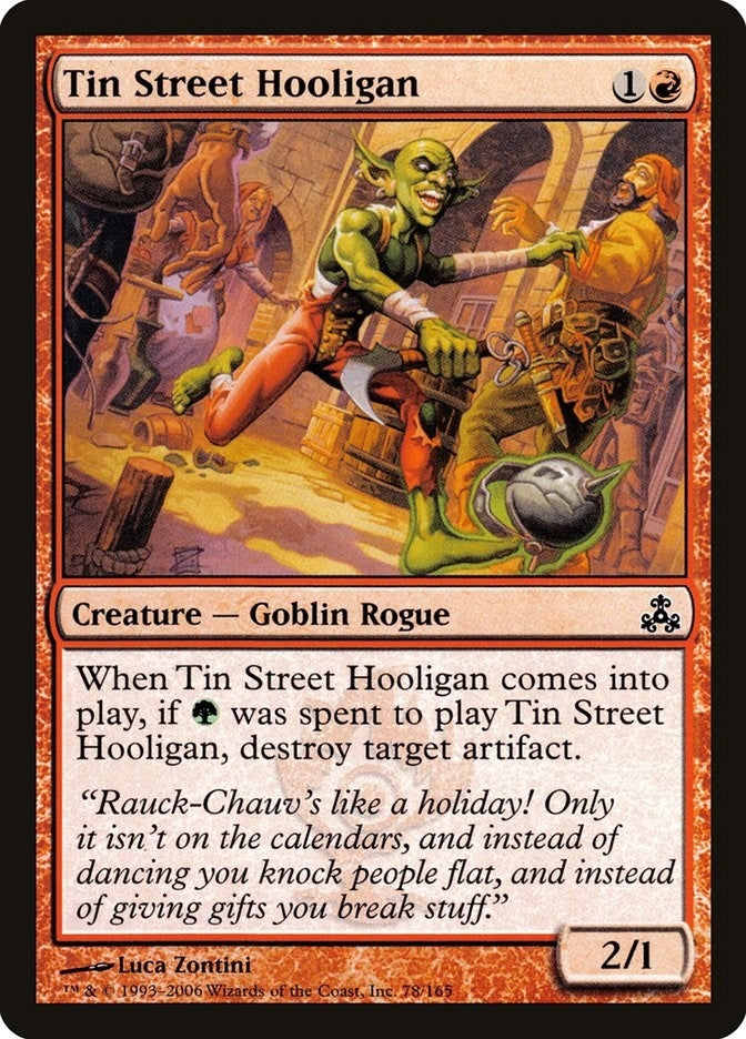 Image for Tin Street Hooligan (78) (Guildpact) (GPT) - Magic: The Gathering