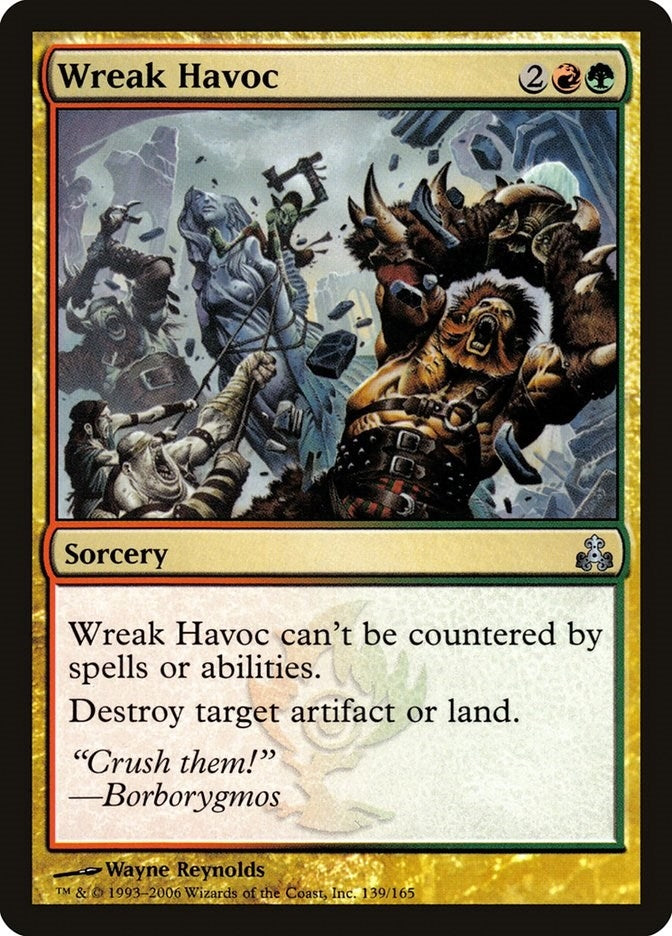 Image for Wreak Havoc (139) (Guildpact) (GPT) - Magic: The Gathering