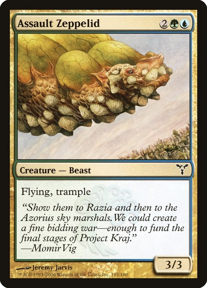 Image for Assault Zeppelid (103) (Dissension) (DIS) - Magic: The Gathering