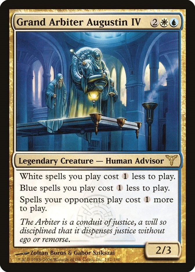 Image for Grand Arbiter Augustin IV (112) (Dissension) - Magic: The Gathering