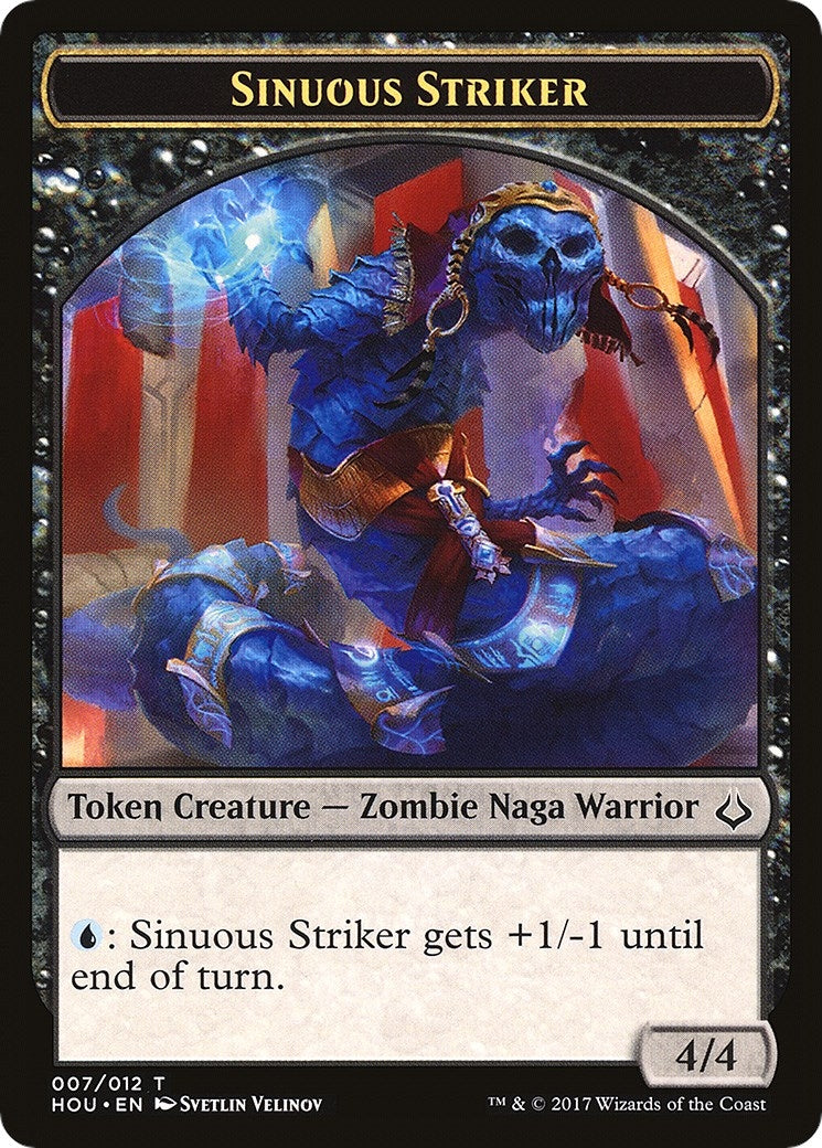 Image for Sinuous Striker // Zombie Double-Sided Token (7 // 20) (Hour of Devastation) - Magic: The Gathering