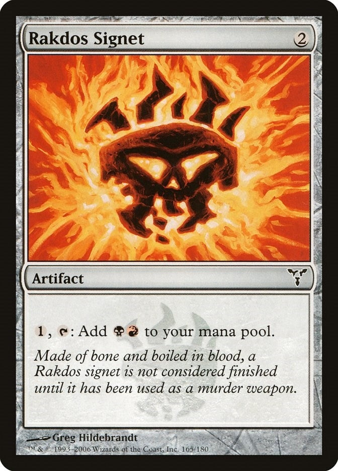 Image for Rakdos Signet (165) (Dissension) (DIS) - Magic: The Gathering