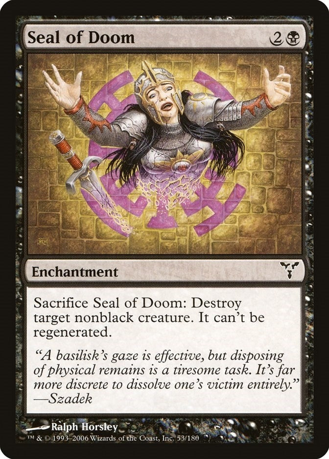 Image for Seal of Doom (53) (Dissension) (DIS) - Magic: The Gathering