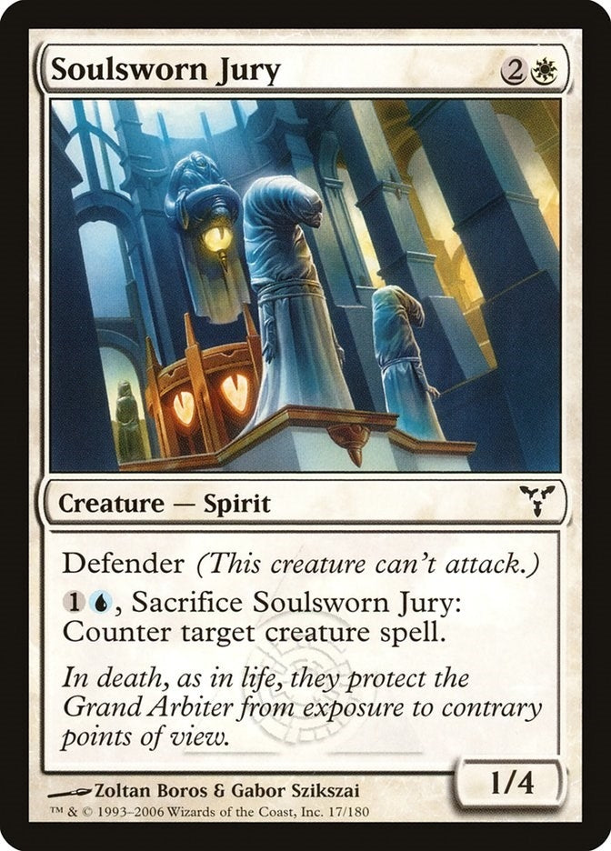 Image for Soulsworn Jury (17) (Dissension) (DIS) - Magic: The Gathering