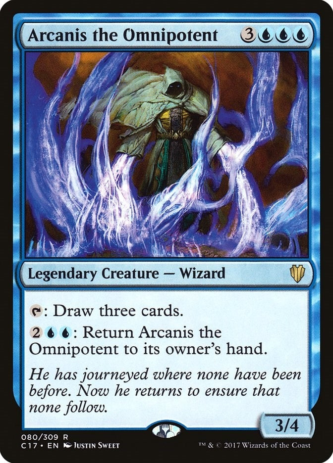 Image for Arcanis the Omnipotent (80) (Commander 2017) (C17) - Magic: The Gathering