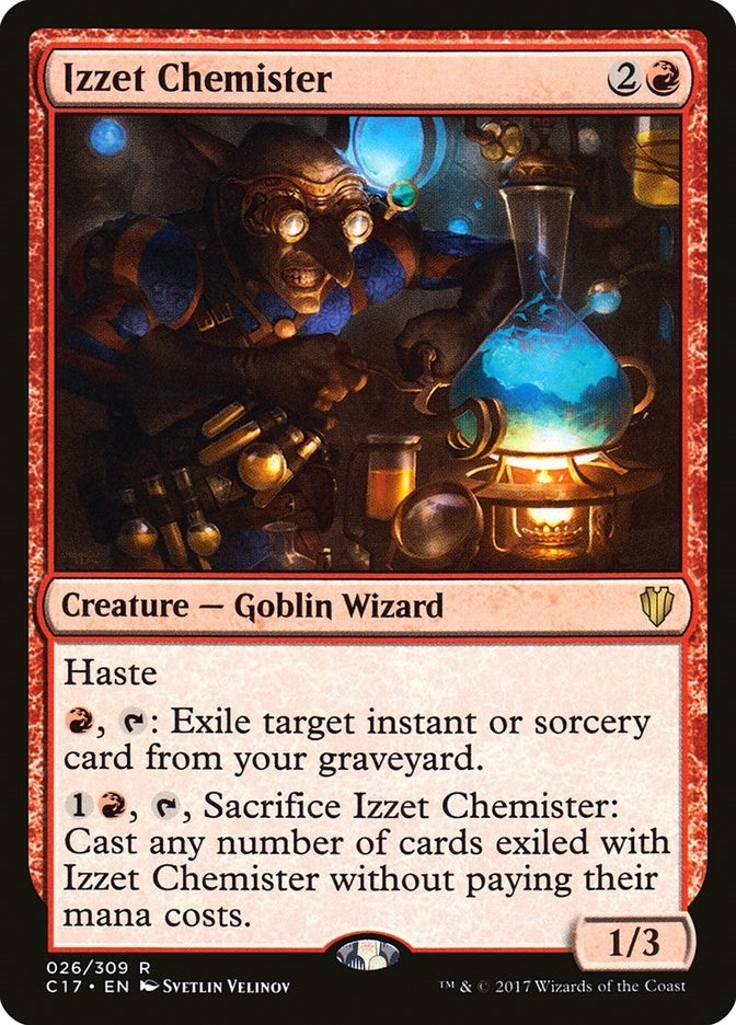 Image for Izzet Chemister (26) (Commander 2017) (C17) - Magic: The Gathering