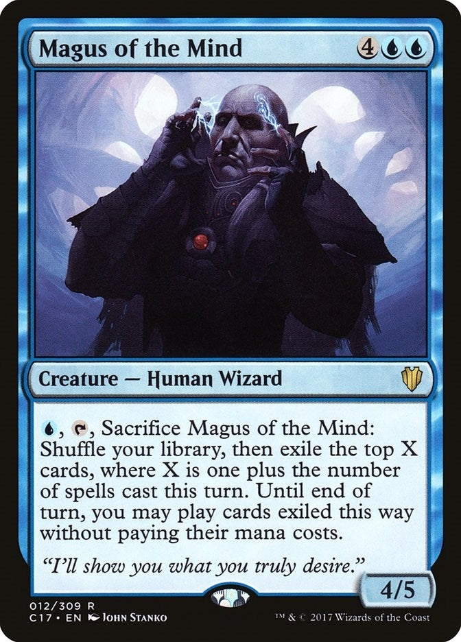 Image for Magus of the Mind (12) (Commander 2017) (C17) - Magic: The Gathering