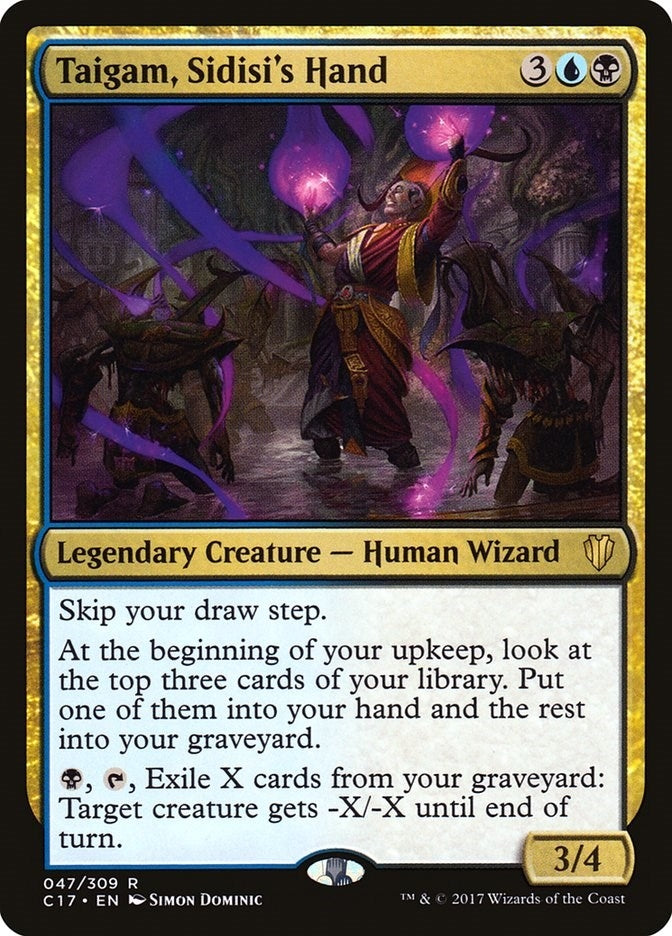 Image for Taigam, Sidisi's Hand (47) (Commander 2017) (C17) - Magic: The Gathering
