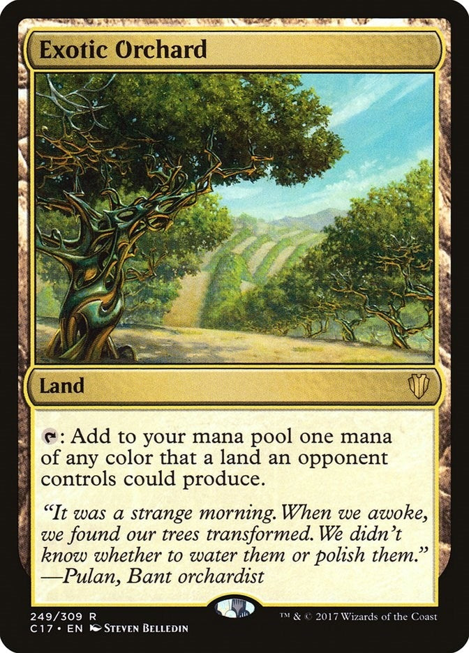 Image for Exotic Orchard (249) (Commander 2017) (C17) - Magic: The Gathering