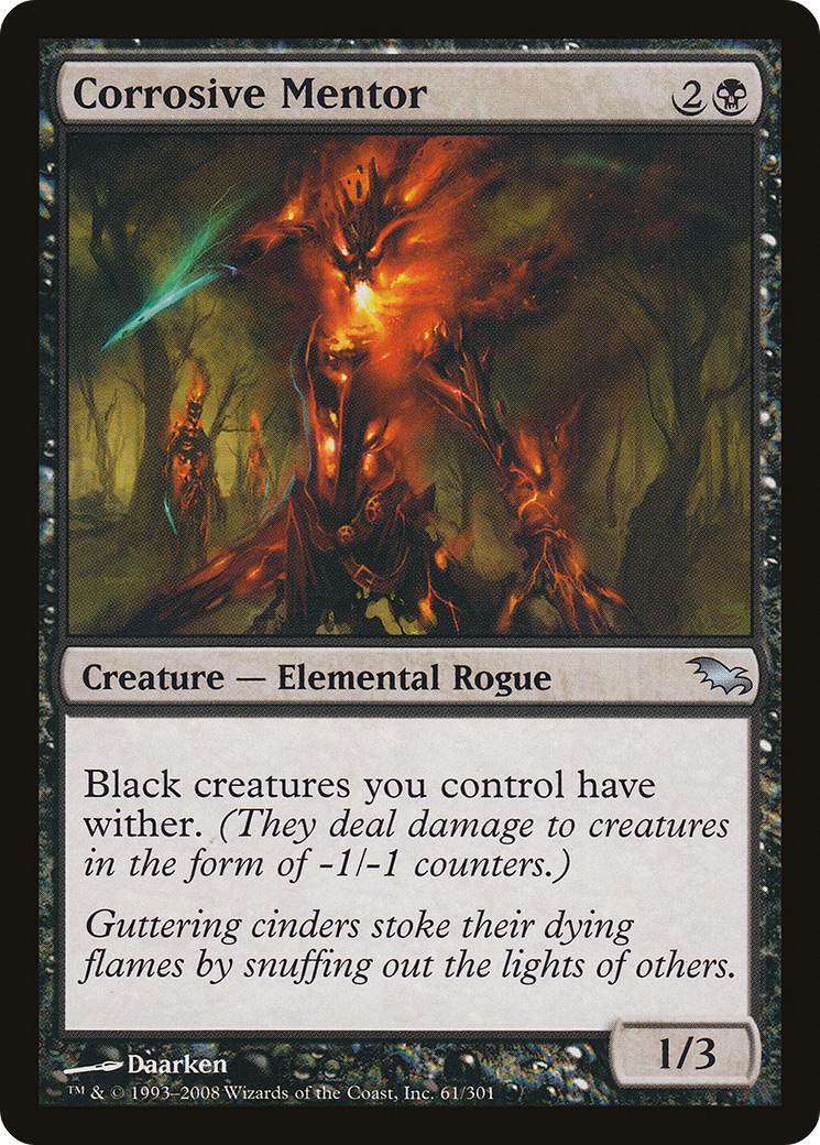 Corrosive Mentor (SHM-061) - Shadowmoor