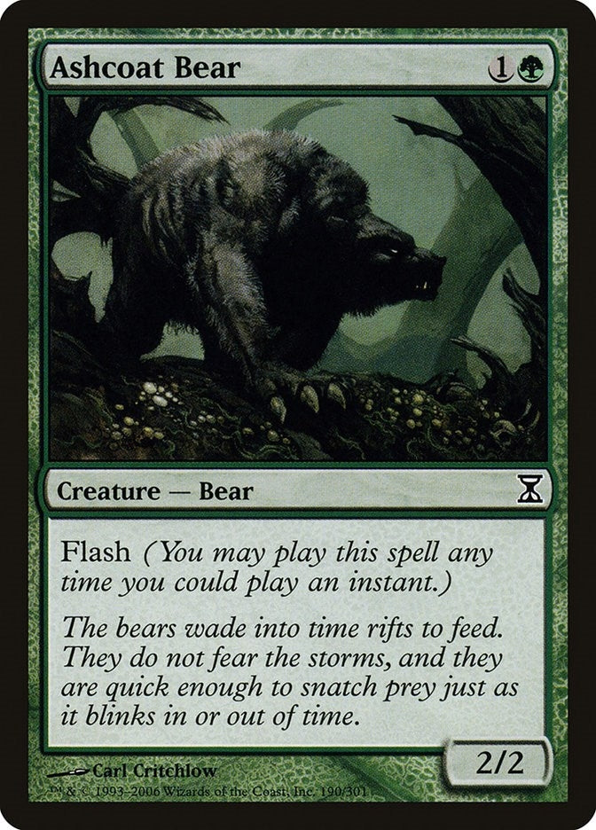 Image for Ashcoat Bear (190) (Time Spiral) - Magic: The Gathering