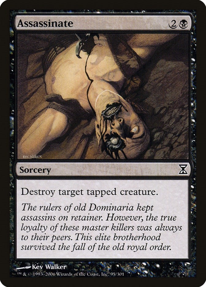Image for Assassinate (95) (Time Spiral) - Magic: The Gathering