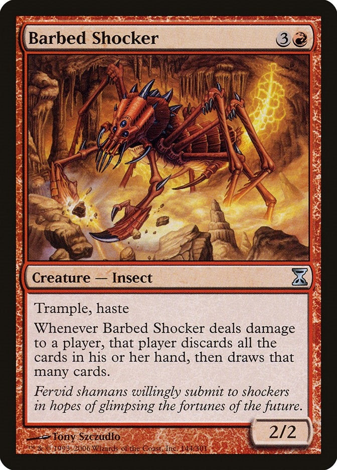 Image for Barbed Shocker (144) (Time Spiral) - Magic: The Gathering