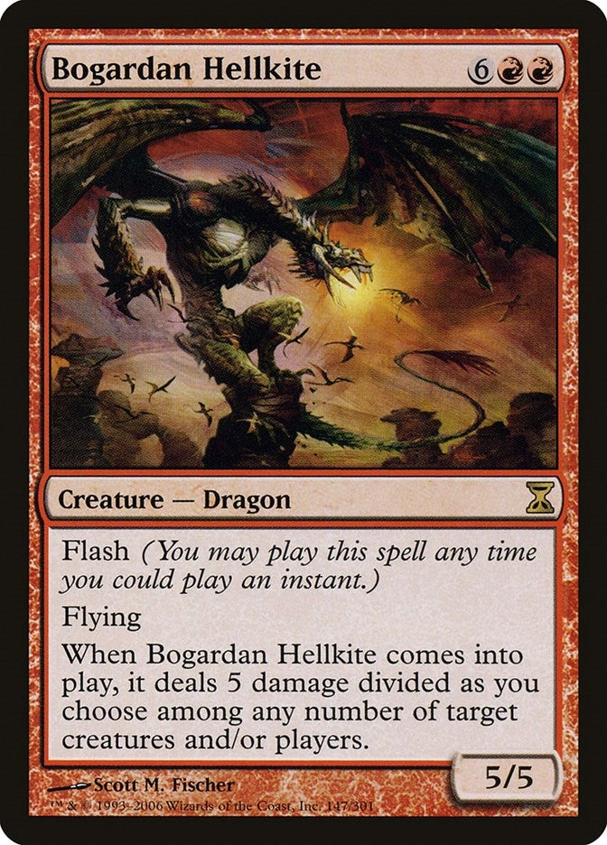 Image for Bogardan Hellkite (147) (Time Spiral) - Magic: The Gathering