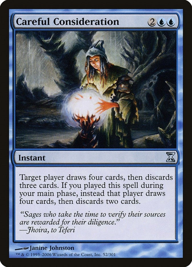 Image for Careful Consideration (52) (Time Spiral) - Magic: The Gathering