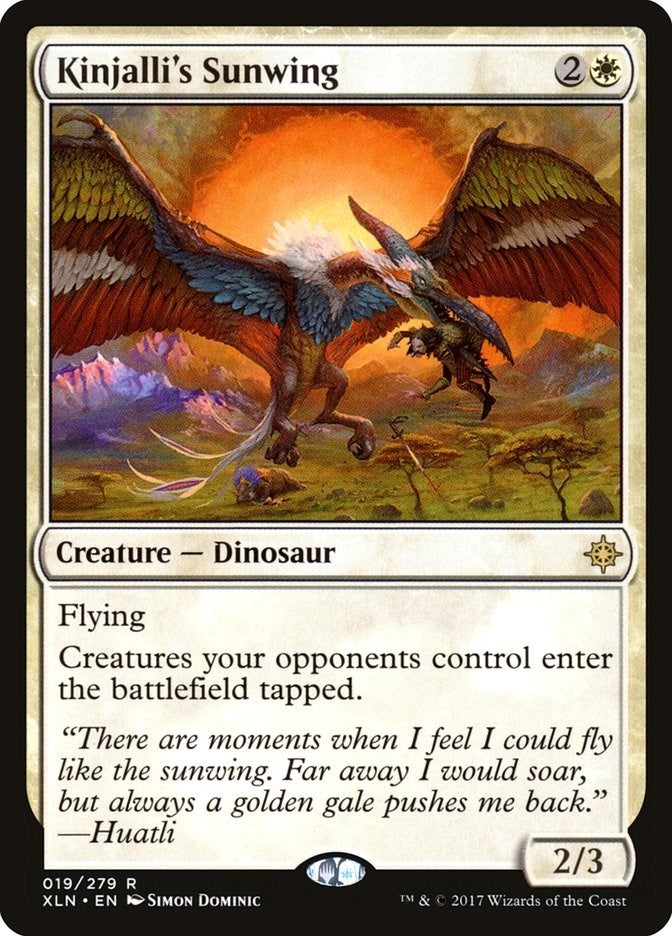Image for Kinjalli's Sunwing (19) (Ixalan) - Magic: The Gathering