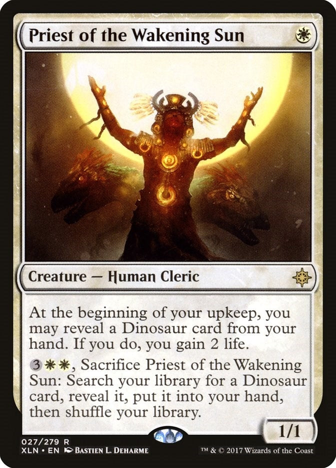 Image for Priest of the Wakening Sun (27) (Ixalan) - Magic: The Gathering
