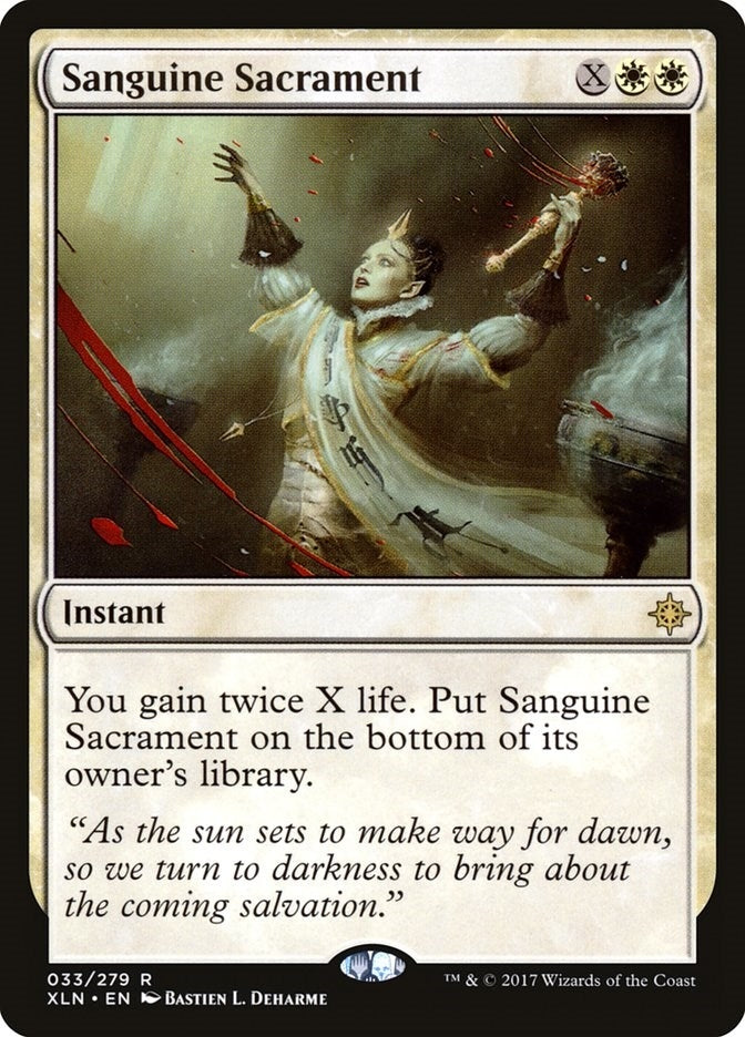 Image for Sanguine Sacrament (33) (Ixalan) - Magic: The Gathering