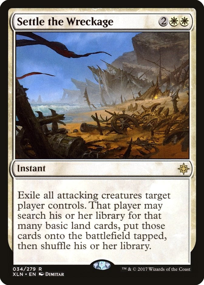 Image for Settle the Wreckage (34) (Ixalan) - Magic: The Gathering