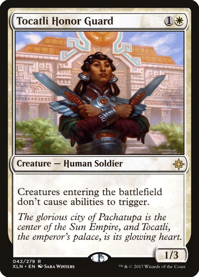 Image for Tocatli Honor Guard (42) (Ixalan) - Magic: The Gathering