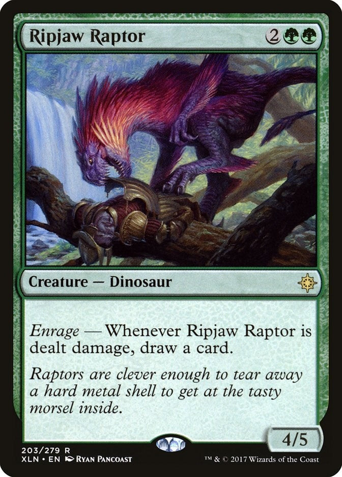 Image for Ripjaw Raptor (203) (Ixalan) - Magic: The Gathering