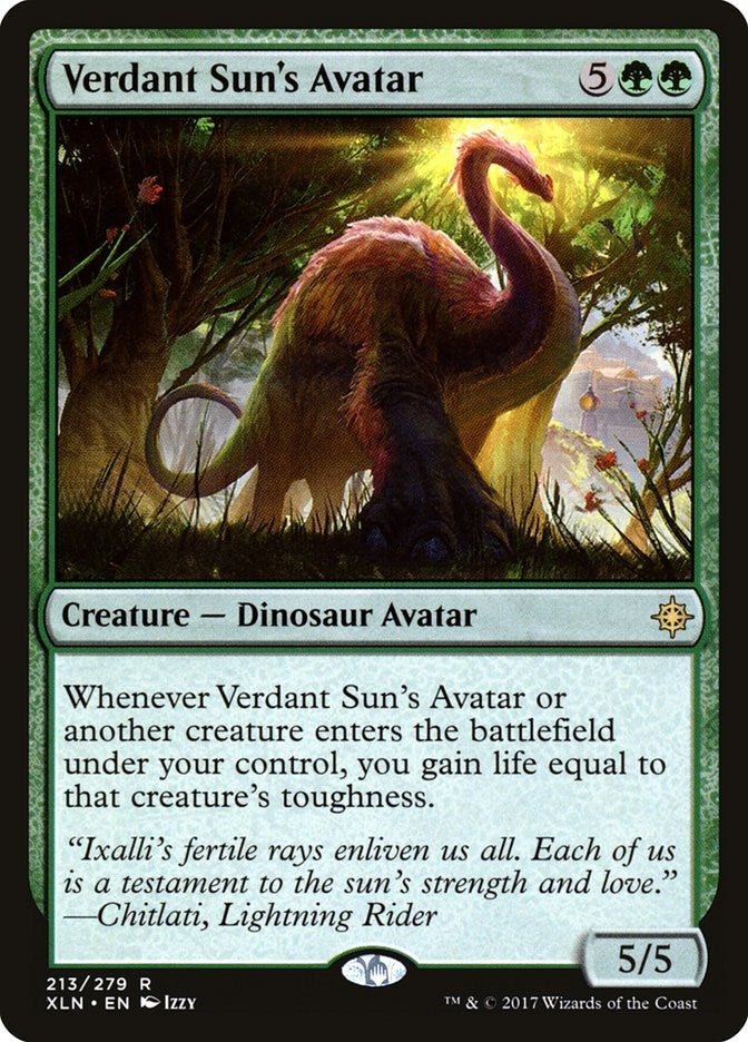 Verdant Sun's Avatar (213) (Ixalan)