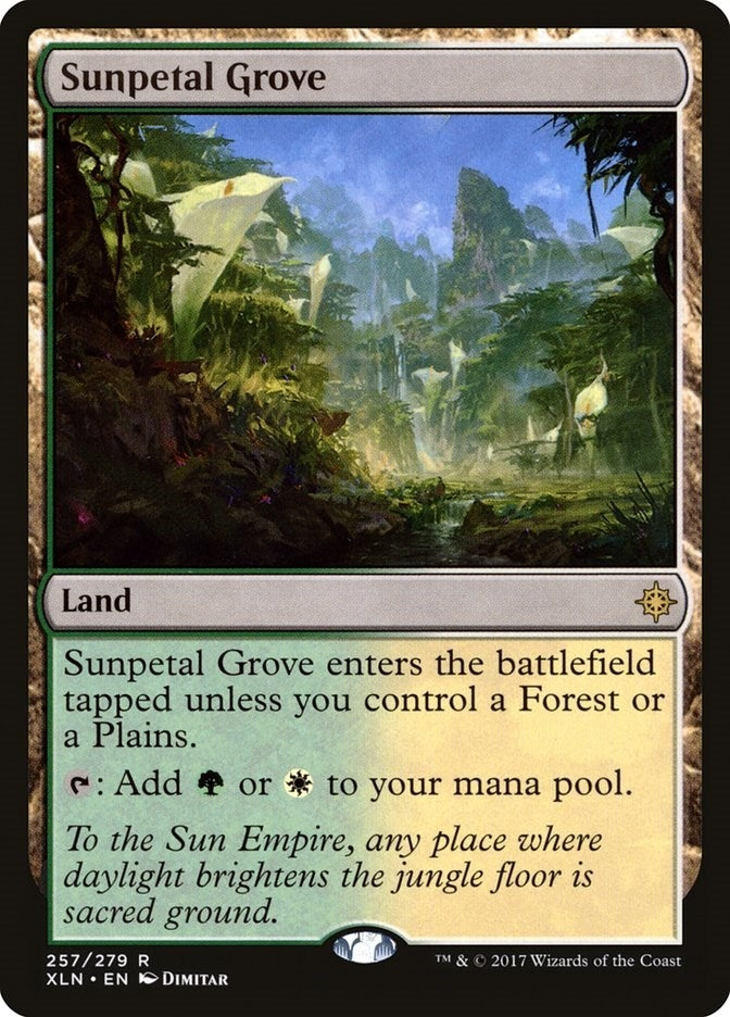 Image for Sunpetal Grove (257) (Ixalan) - Magic: The Gathering