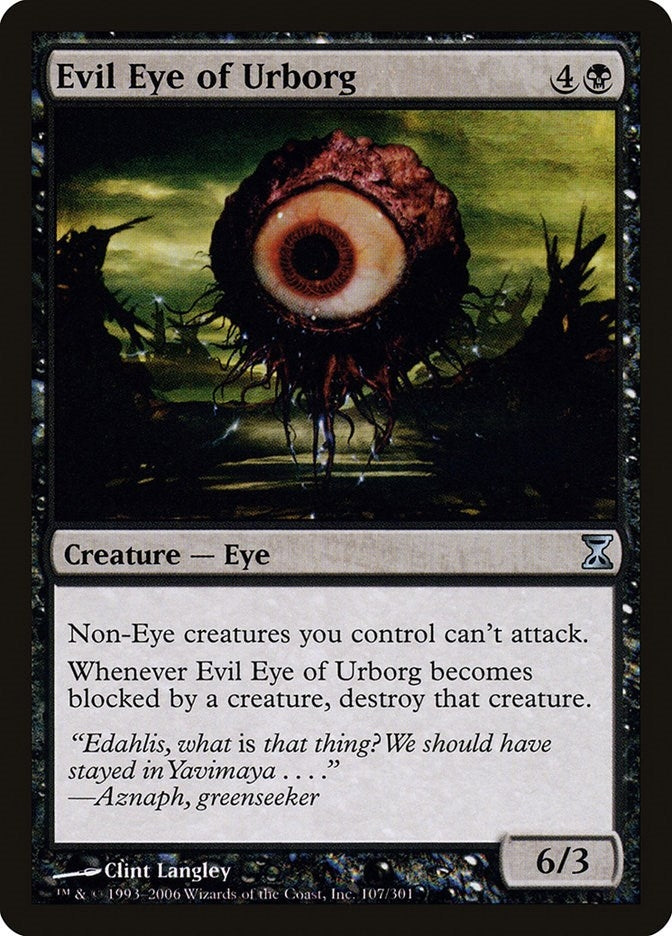 Image for Evil Eye of Urborg (107) (Time Spiral) - Magic: The Gathering