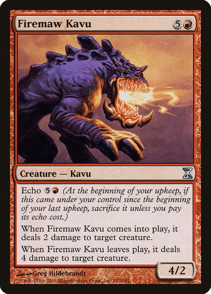 Firemaw Kavu (153) (Time Spiral)