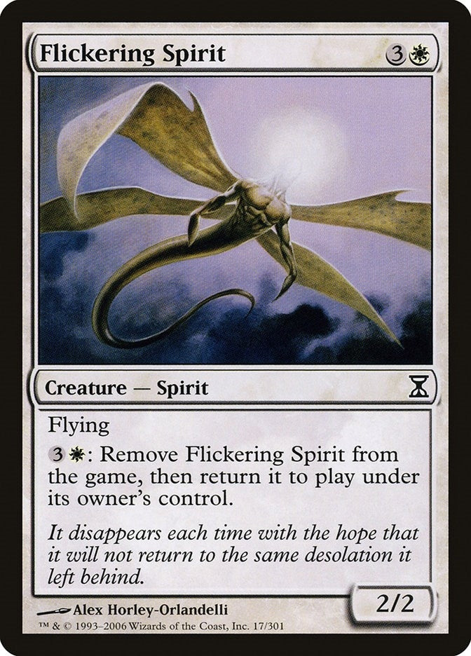Image for Flickering Spirit (17) (Time Spiral) - Magic: The Gathering