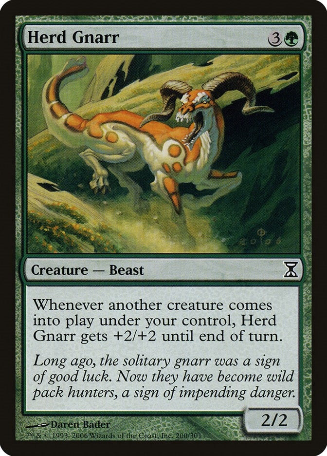 Image for Herd Gnarr (200) (Time Spiral) - Magic: The Gathering